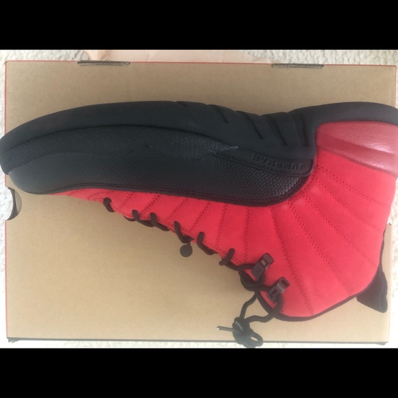 All Black/Red and Black Jordan 12